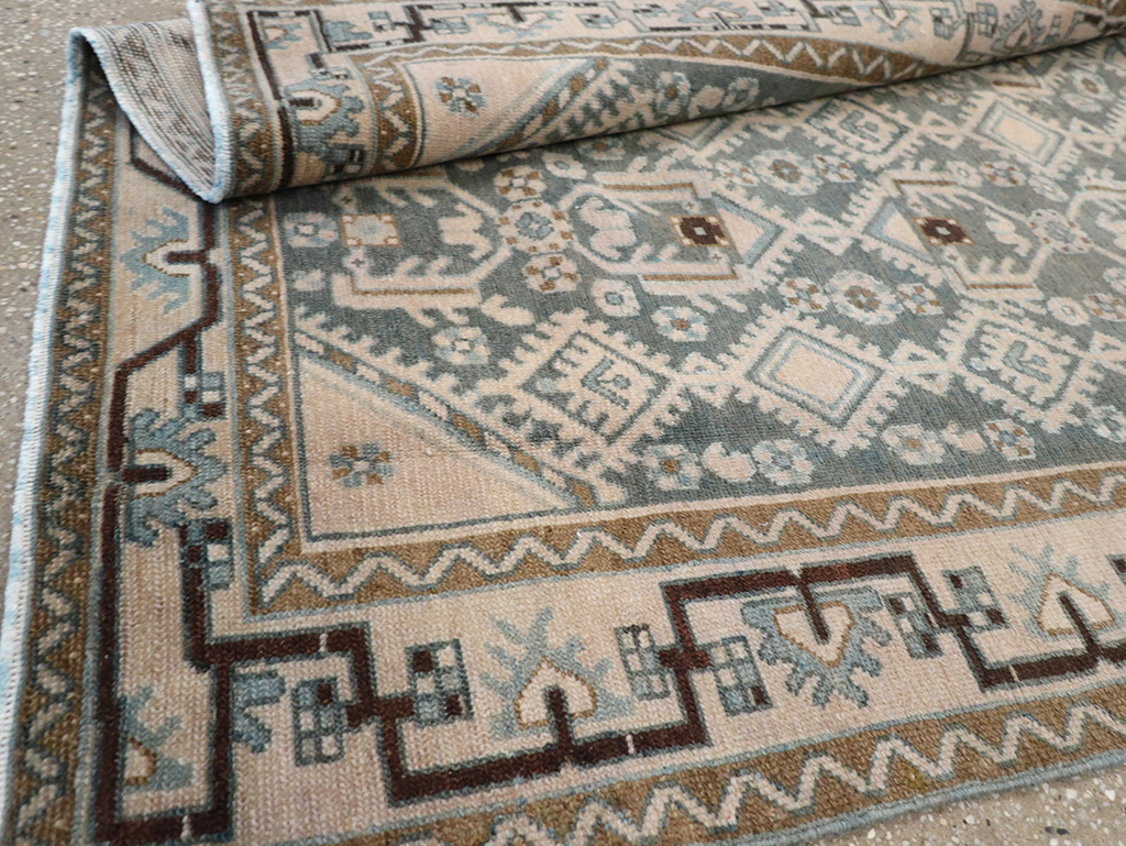 Vintage Persian Malayer Gallery Rug, No.32676 - Gsblank