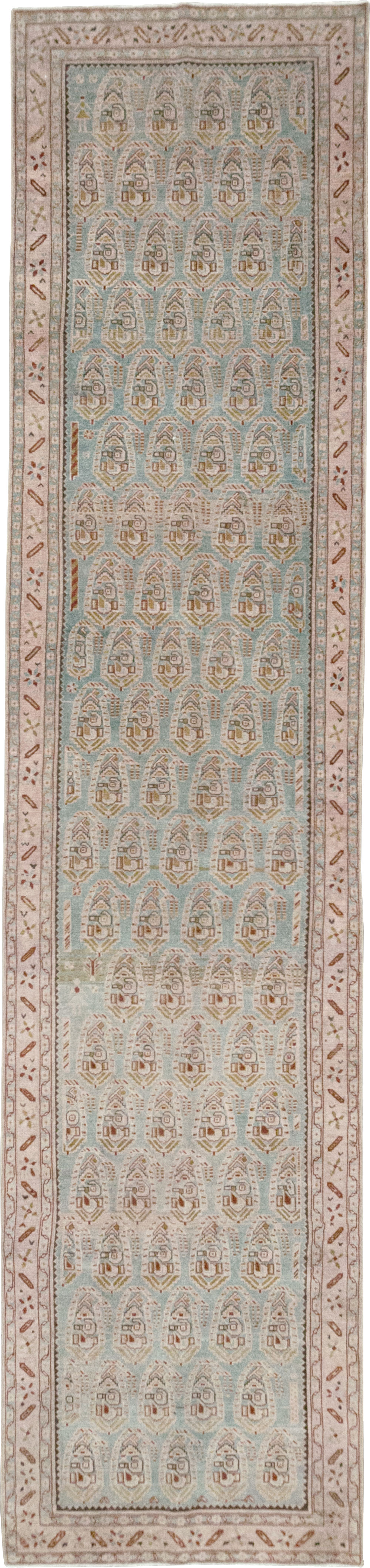 Vintage Persian Malayer Long Runner, No.32678 - Gsblank