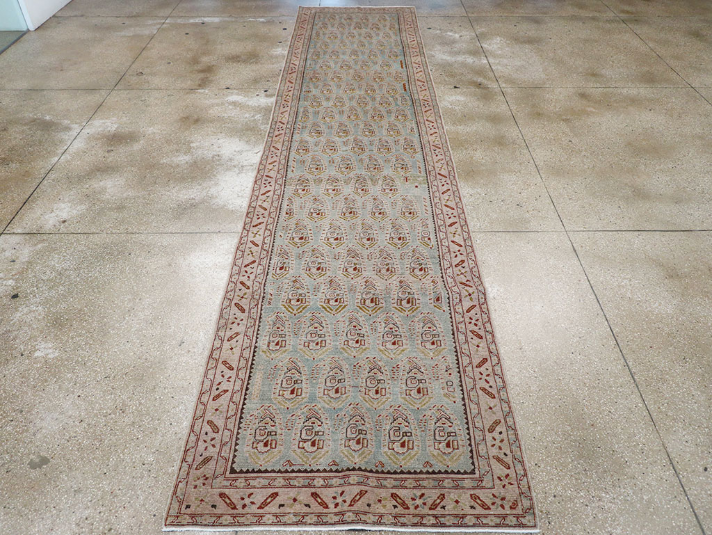 Vintage Persian Malayer Long Runner, No.32678 - Gsblank