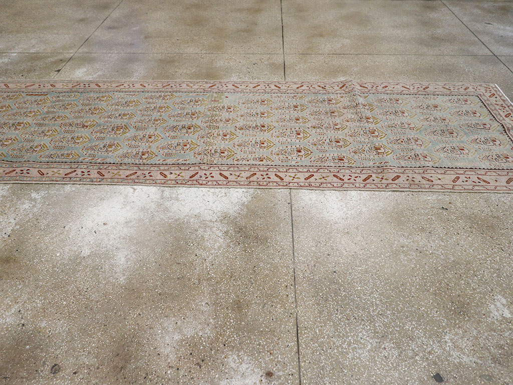 Vintage Persian Malayer Long Runner, No.32678 - Gsblank