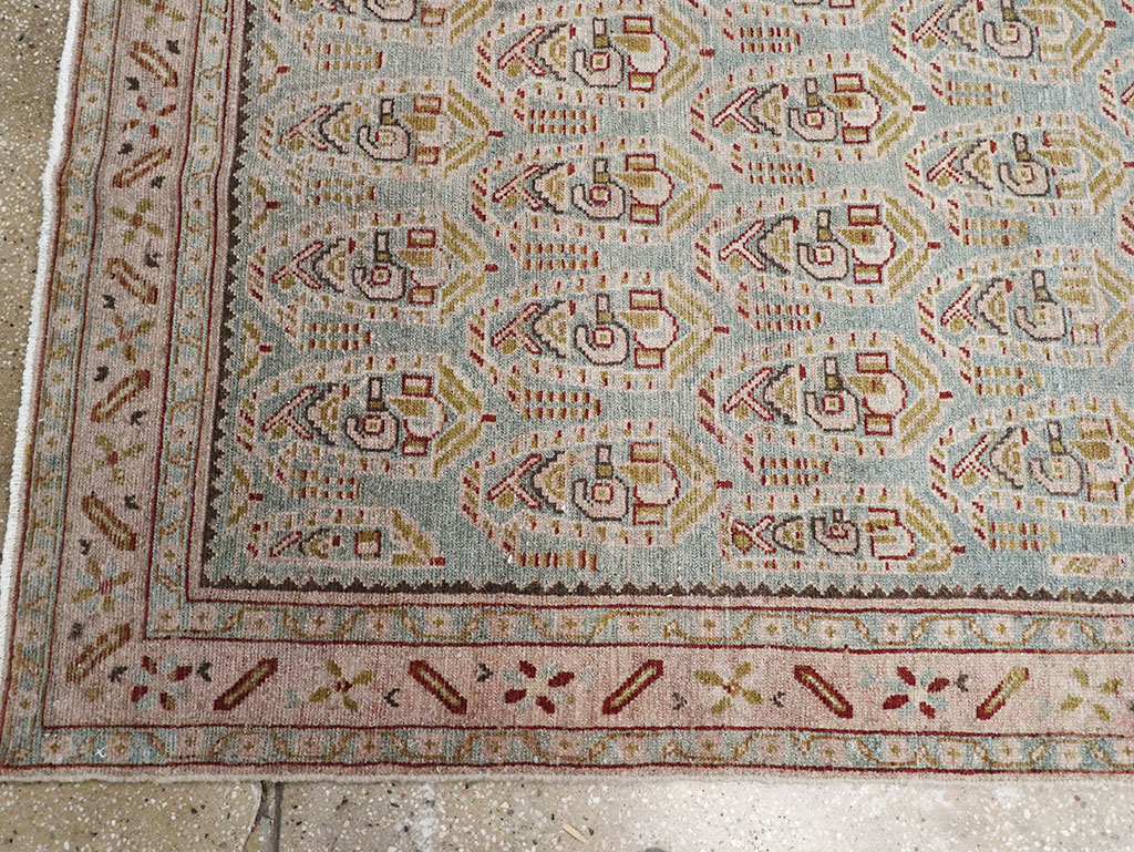 Vintage Persian Malayer Long Runner, No.32678 - Gsblank