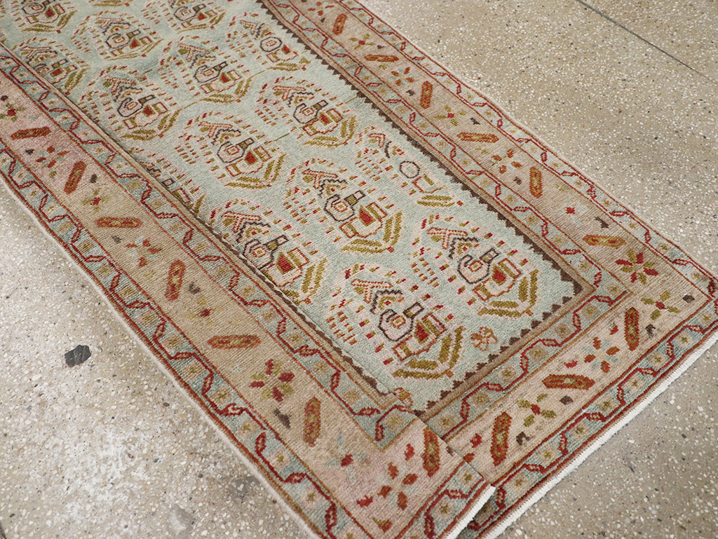 Vintage Persian Malayer Long Runner, No.32679 - Gsblank