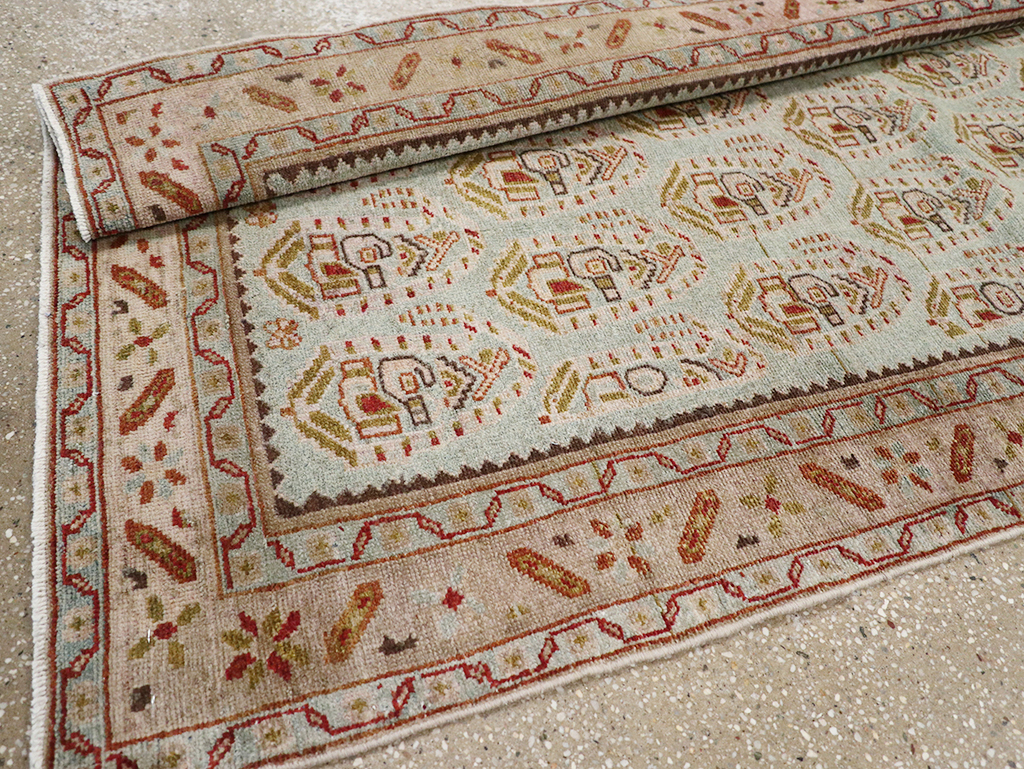 Vintage Persian Malayer Long Runner, No.32679 - Gsblank