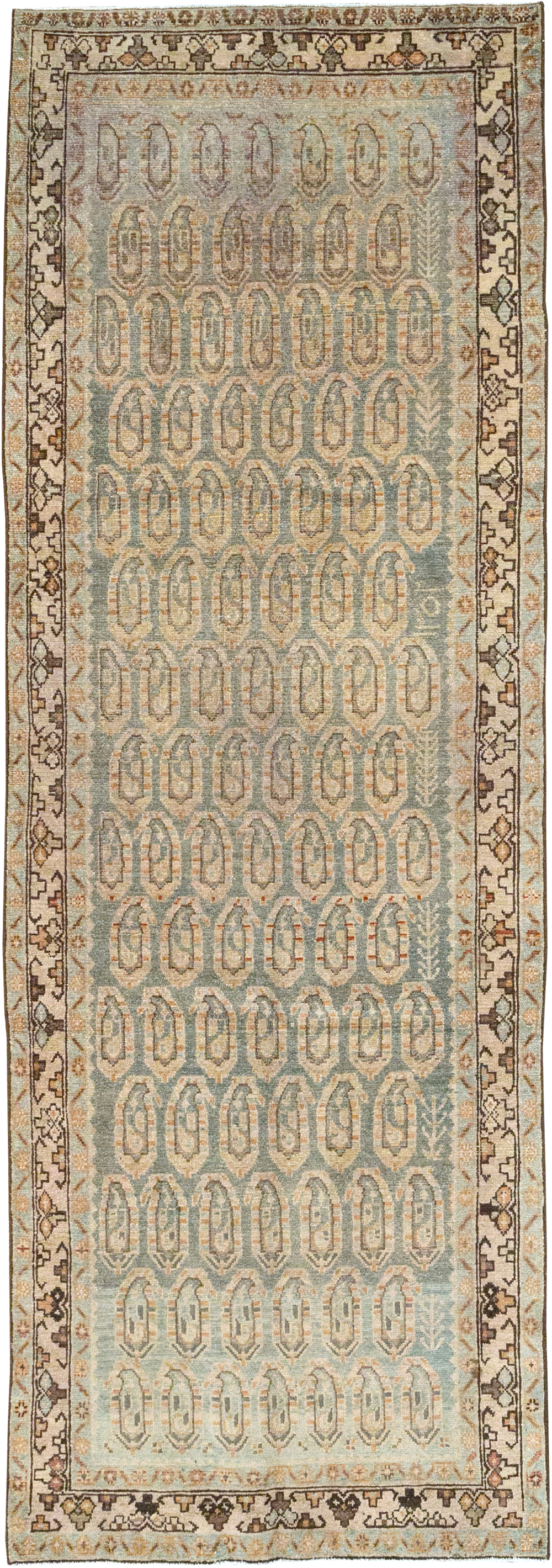 Vintage Persian Malayer Runner, No.32680 - Gsblank
