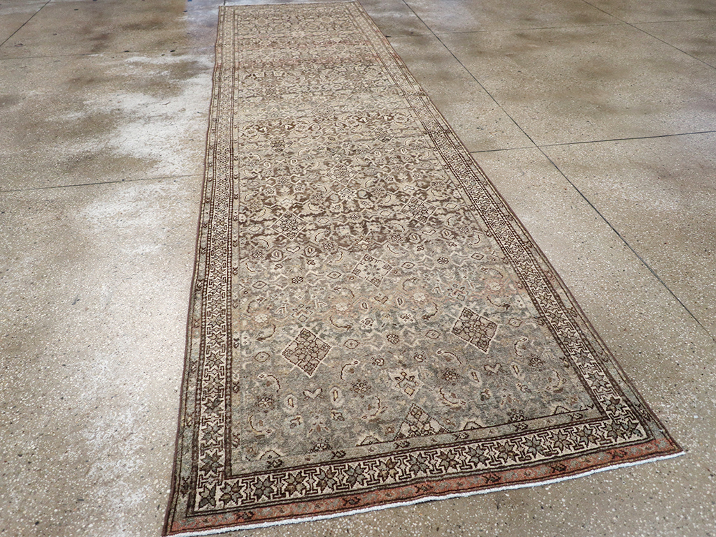 Antique Persian Kurd Runner, No.32681 - Gsblank