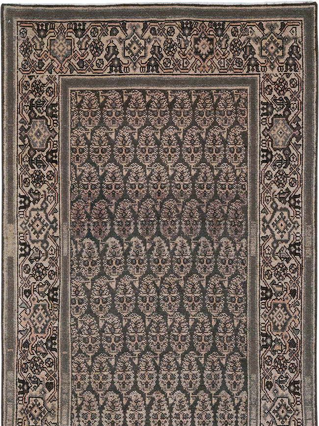 Antique Persian Malayer Long Runner, No.32682 - Gsblank