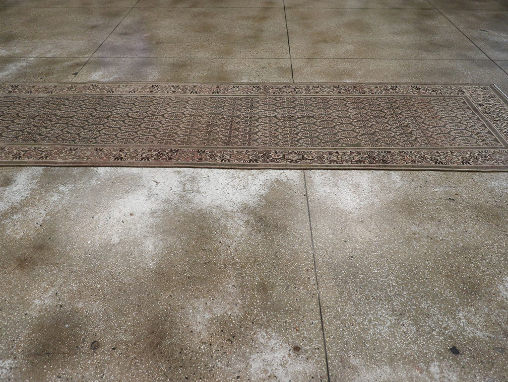 Antique Persian Malayer Long Runner, No.32682 - Gsblank