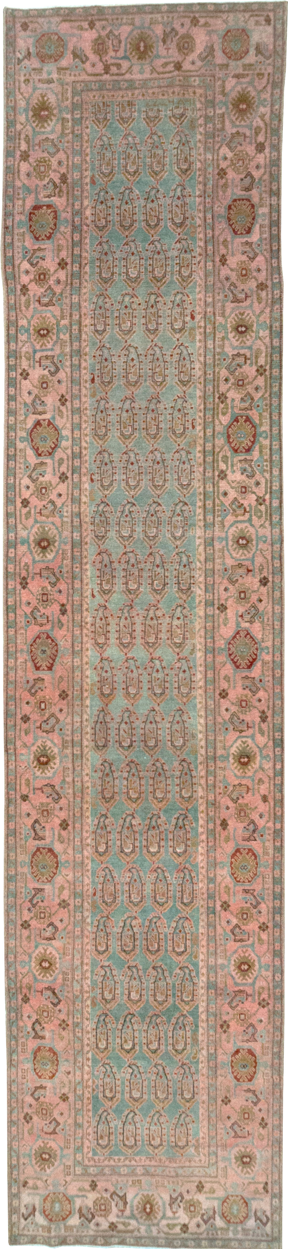 Vintage Persian Malayer Long Runner, No.32684 - Gsblank