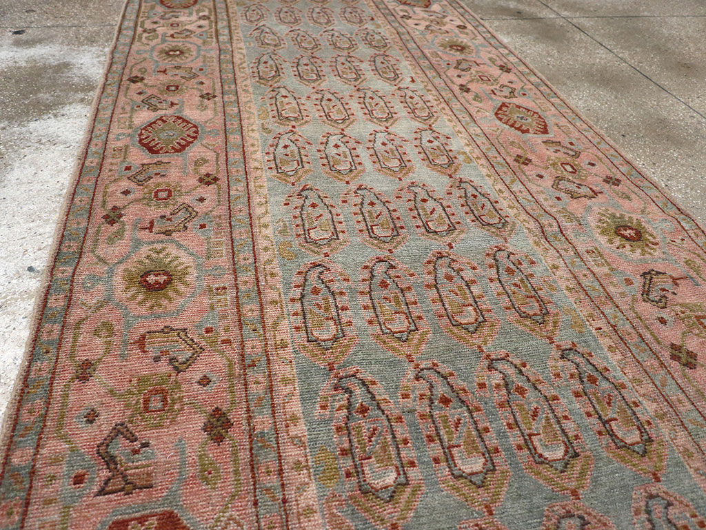 Vintage Persian Malayer Long Runner, No.32684 - Gsblank