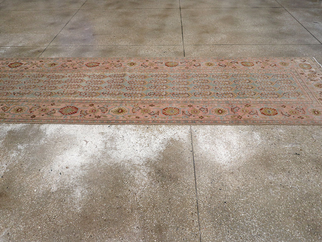 Vintage Persian Malayer Long Runner, No.32684 - Gsblank