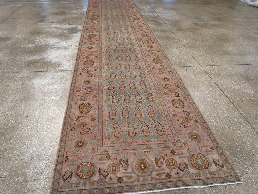 Vintage Persian Malayer Long Runner, No.32684 - Gsblank