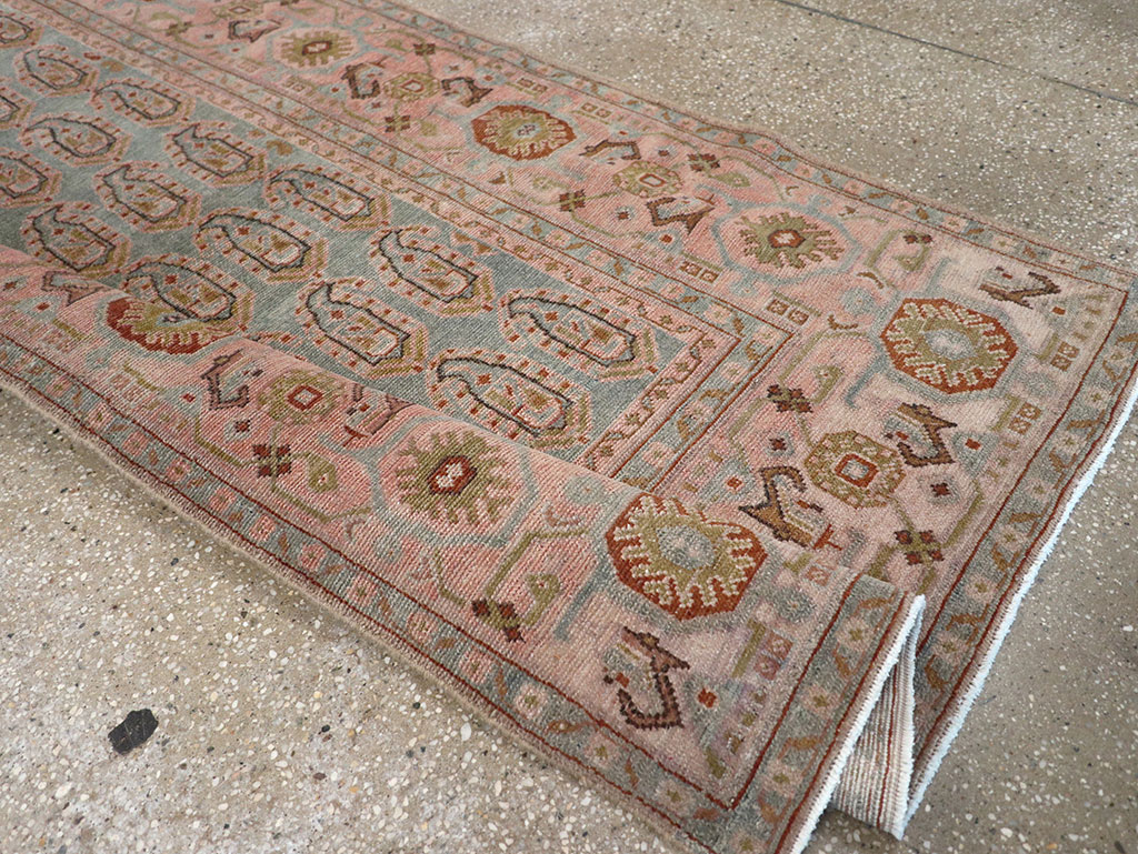 Vintage Persian Malayer Long Runner, No.32684 - Gsblank