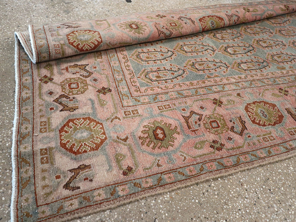Vintage Persian Malayer Long Runner, No.32684 - Gsblank