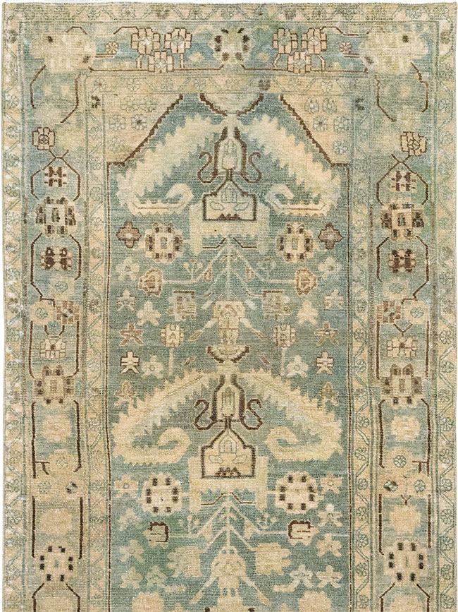 Vintage Persian Malayer Long Runner, No.32687 - Gsblank