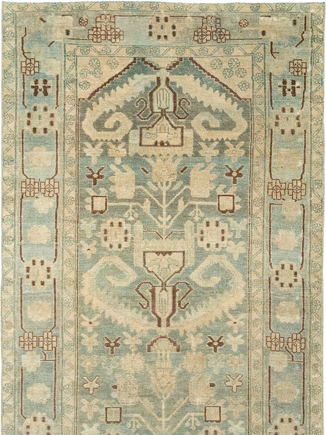 Vintage Persian Malayer Long Runner, No.32687 - Gsblank