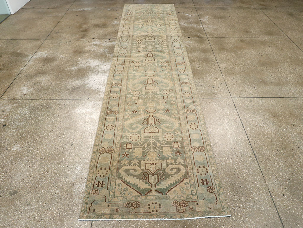 Vintage Persian Malayer Long Runner, No.32687 - Gsblank