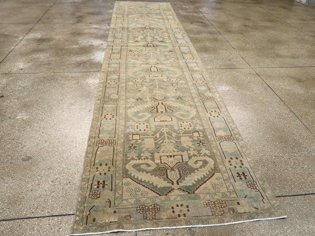 Vintage Persian Malayer Long Runner, No.32687 - Gsblank