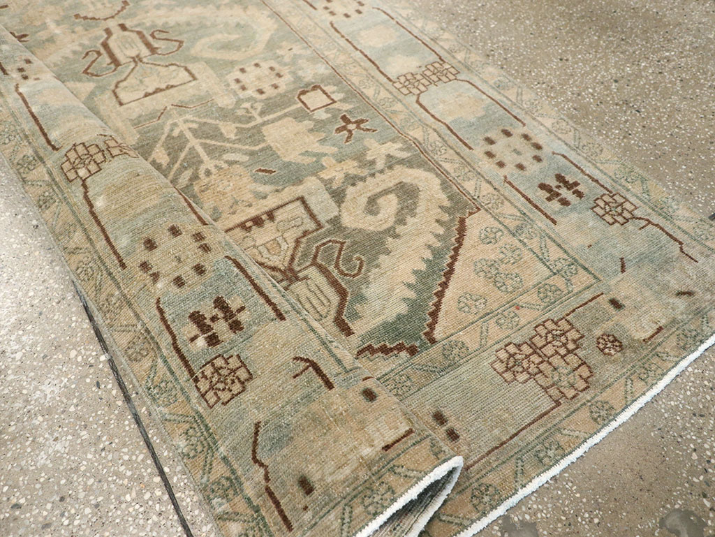 Vintage Persian Malayer Long Runner, No.32687 - Gsblank