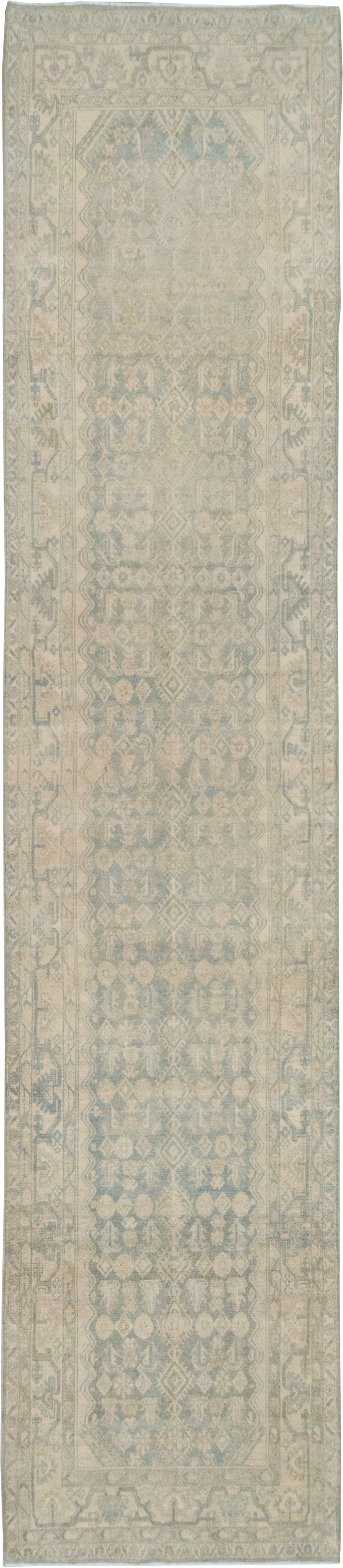 Vintage Persian Malayer Long Runner, No.32688 - Gsblank