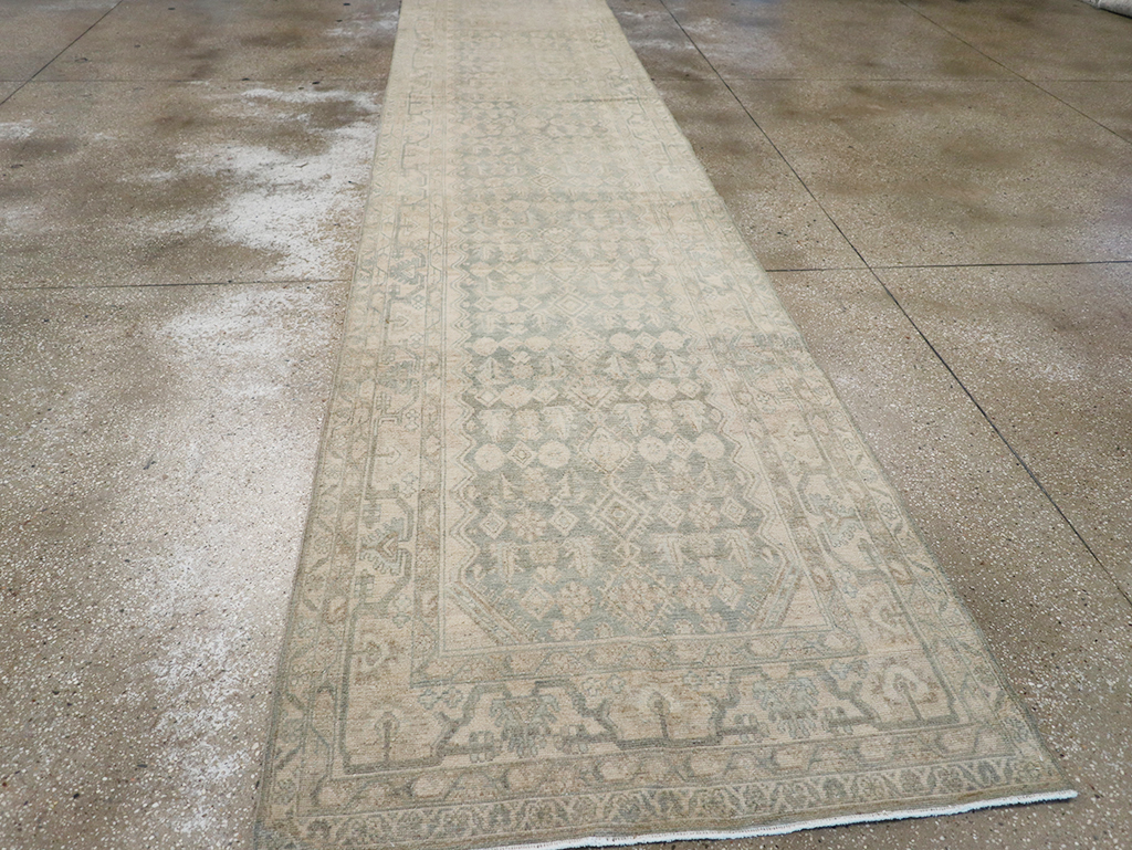 Vintage Persian Malayer Long Runner, No.32688 - Gsblank