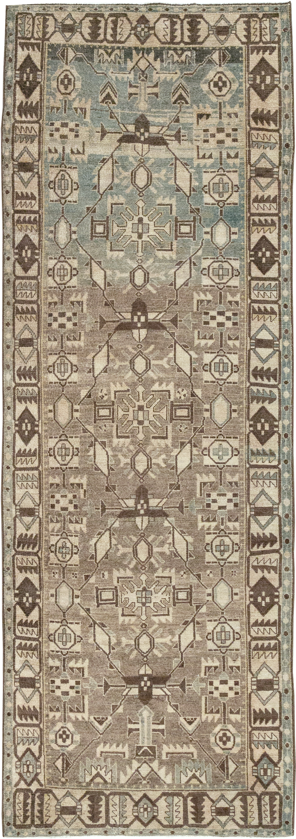 Vintage Persian Malayer Runner, No.32690 - Gsblank