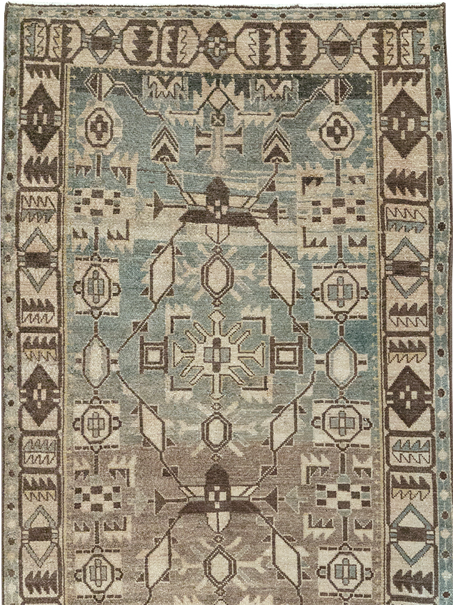 Vintage Persian Malayer Runner, No.32690 - Gsblank