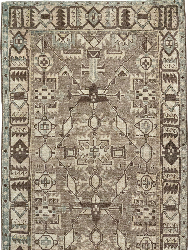 Vintage Persian Malayer Runner, No.32690 - Gsblank