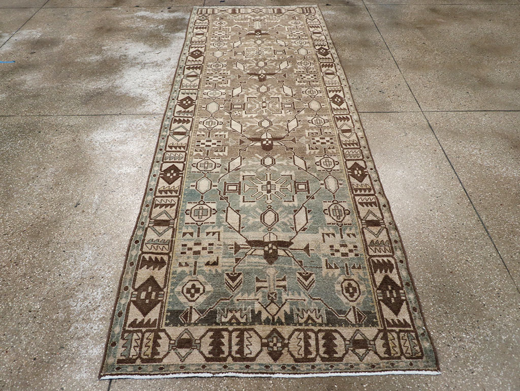Vintage Persian Malayer Runner, No.32690 - Gsblank