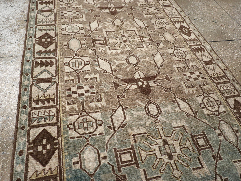 Vintage Persian Malayer Runner, No.32690 - Gsblank