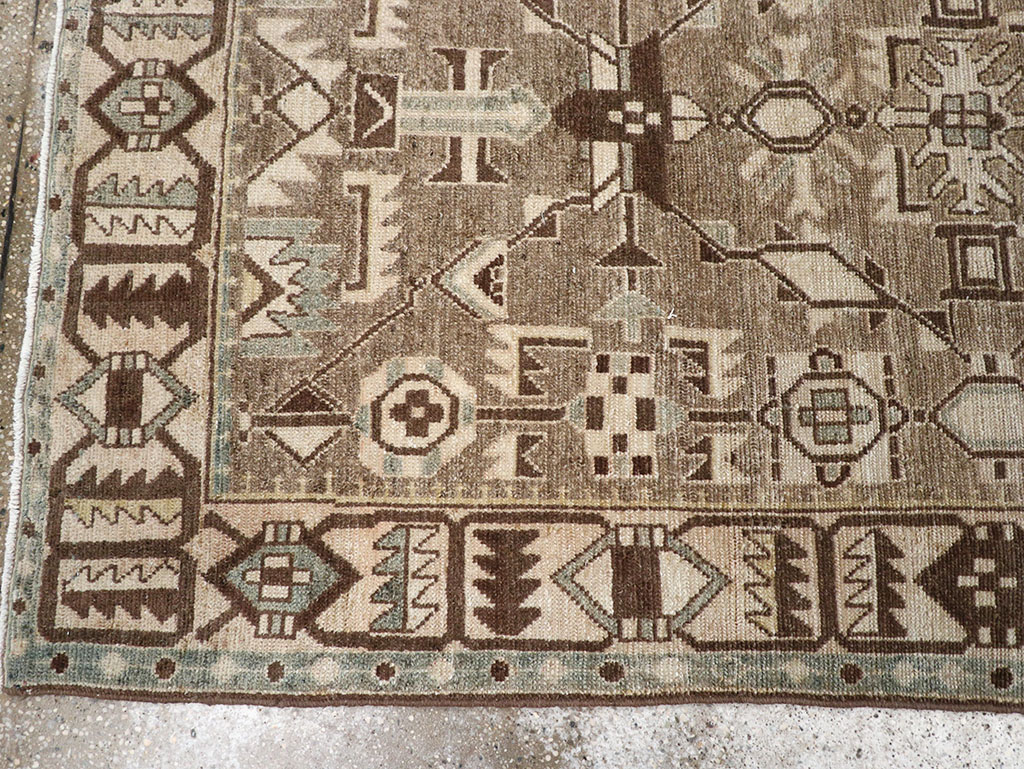 Vintage Persian Malayer Runner, No.32690 - Gsblank