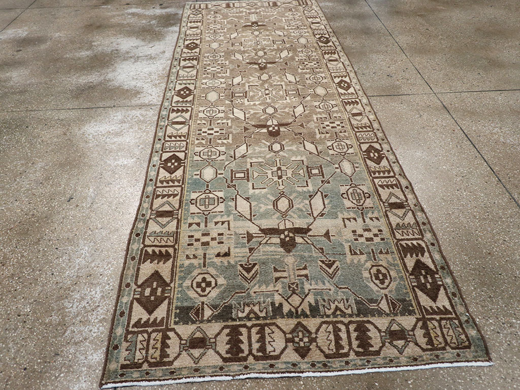 Vintage Persian Malayer Runner, No.32690 - Gsblank