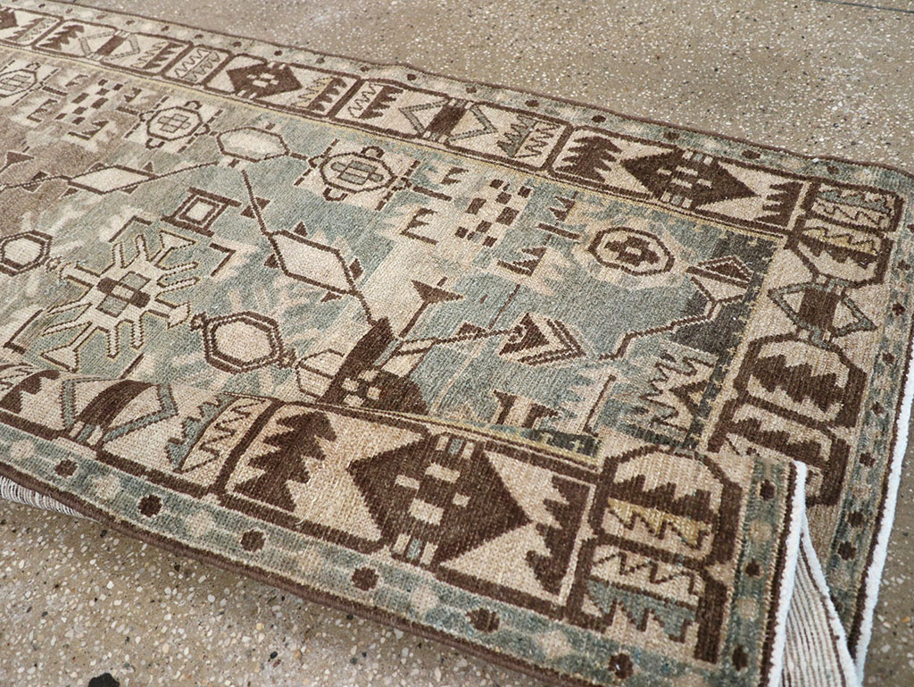 Vintage Persian Malayer Runner, No.32690 - Gsblank