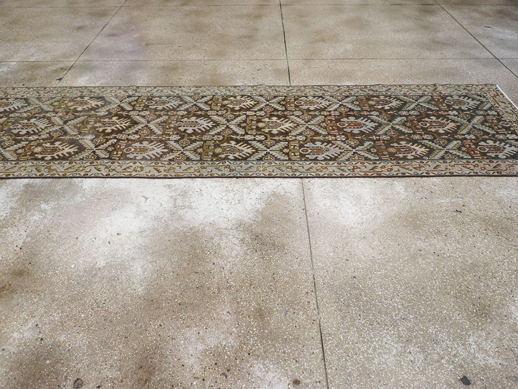 Vintage Persian Malayer Long Runner, No.32692 - Gsblank