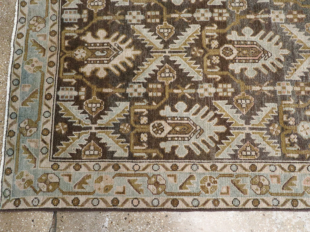 Vintage Persian Malayer Long Runner, No.32692 - Gsblank