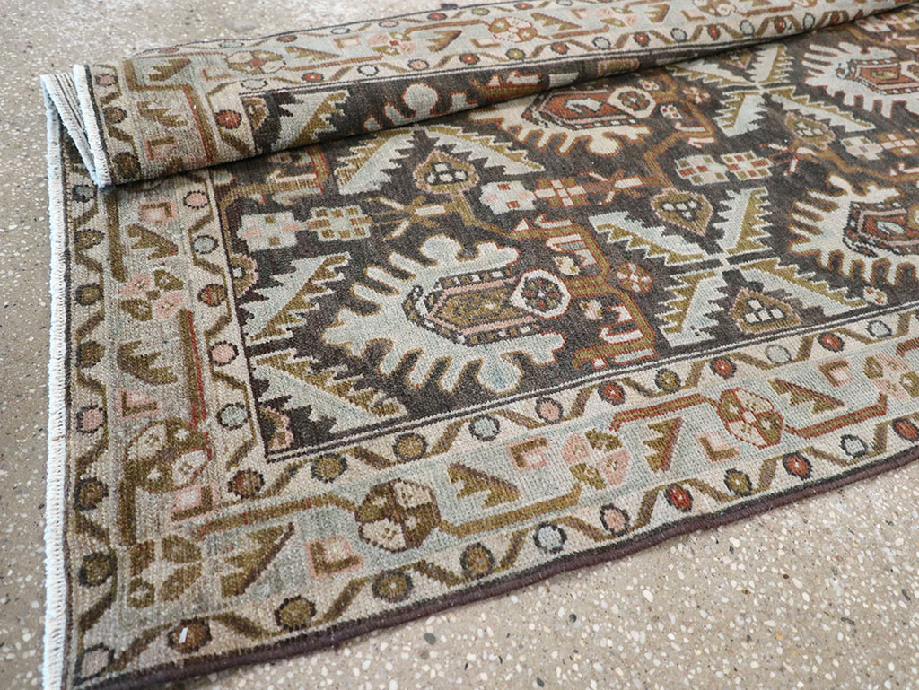 Vintage Persian Malayer Long Runner, No.32692 - Gsblank