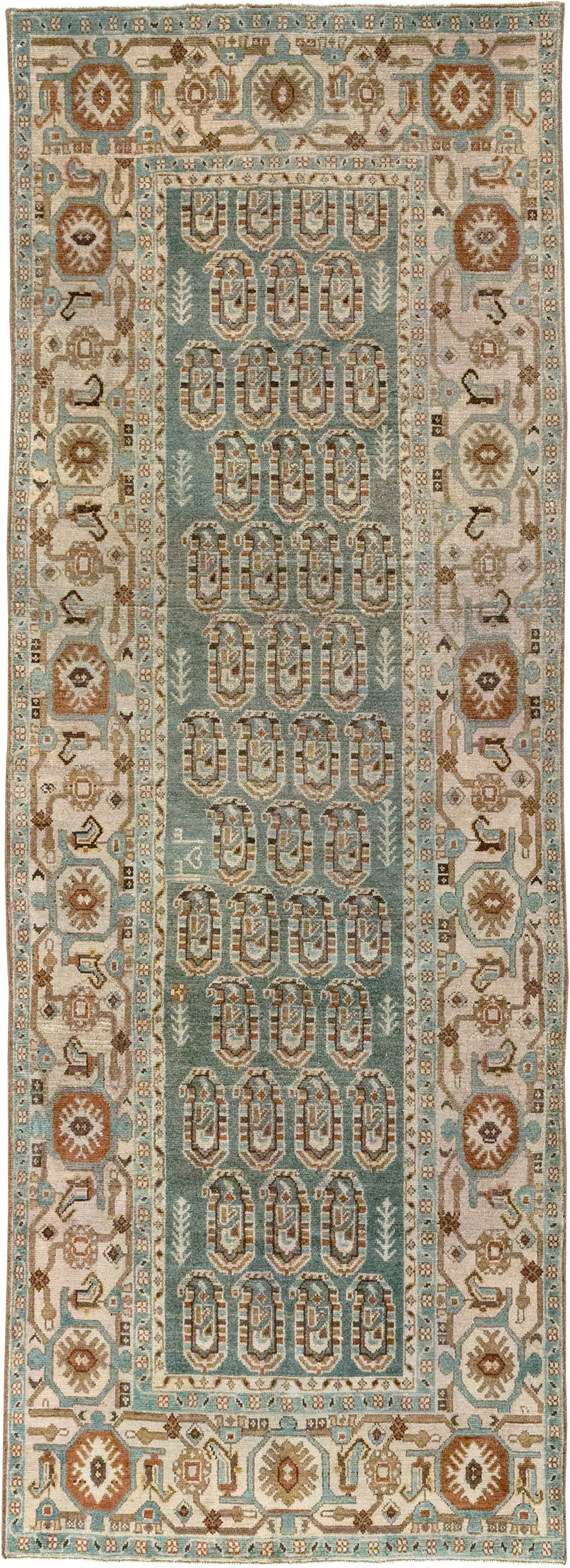 Vintage Persian Malayer Runner, No.32693 - Gsblank