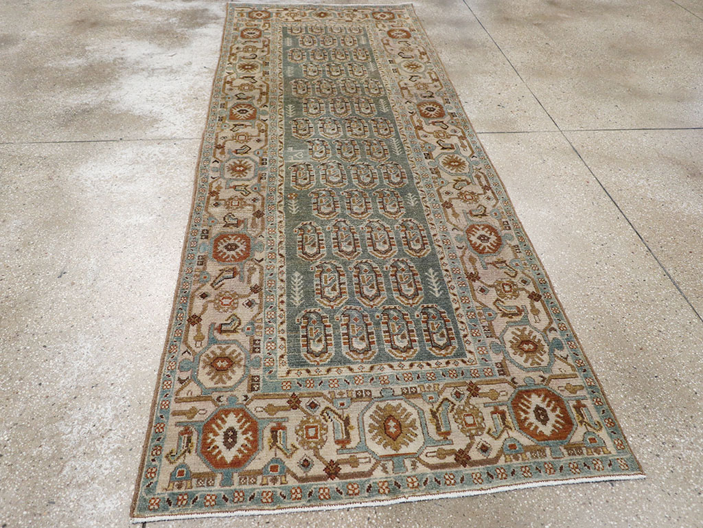 Vintage Persian Malayer Runner, No.32693 - Gsblank