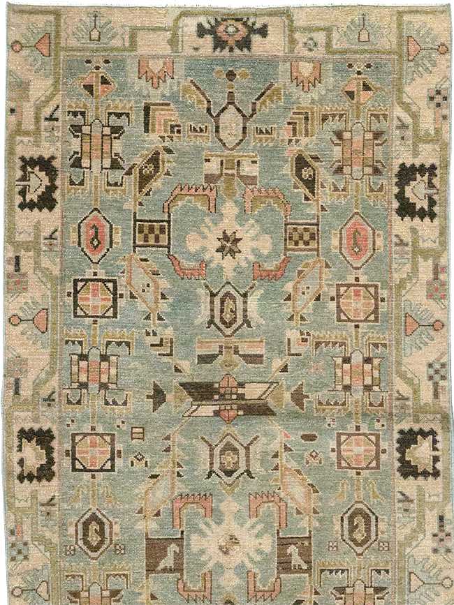 Vintage Persian Malayer Runner, No.32694 - Gsblank