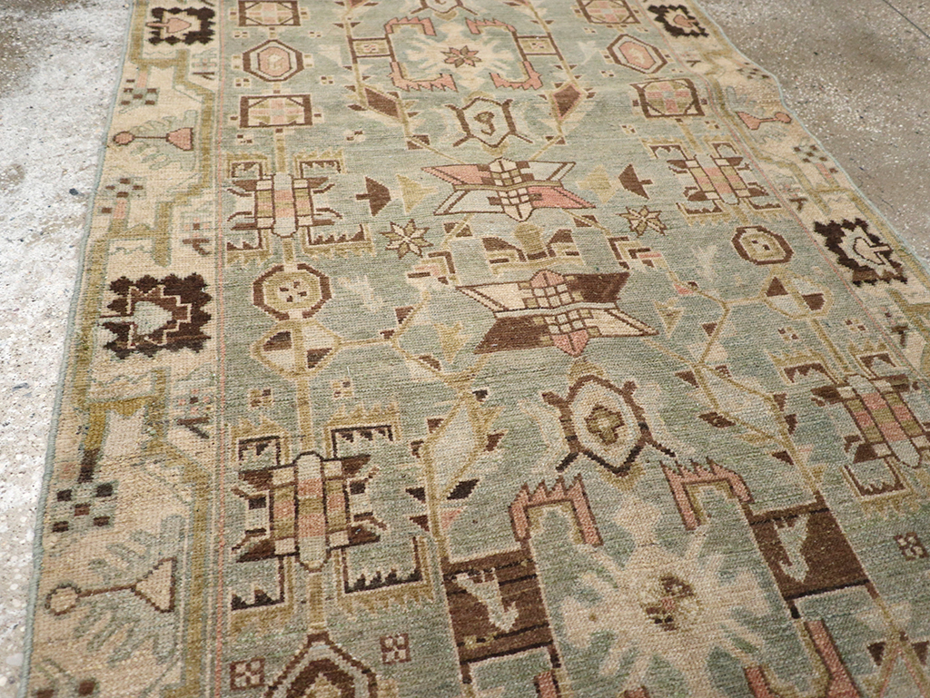 Vintage Persian Malayer Runner, No.32694 - Gsblank