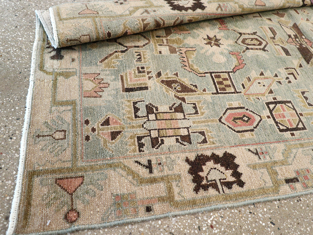 Vintage Persian Malayer Runner, No.32694 - Gsblank