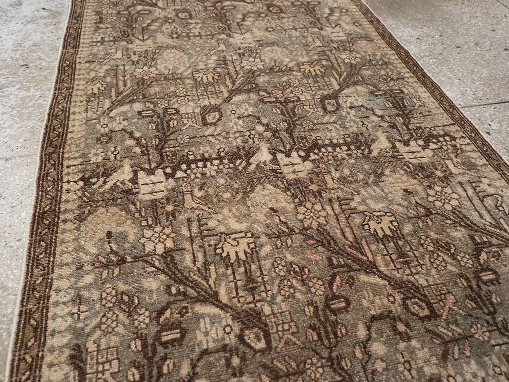 Antique Persian Malayer Runner, No.32696 - Gsblank