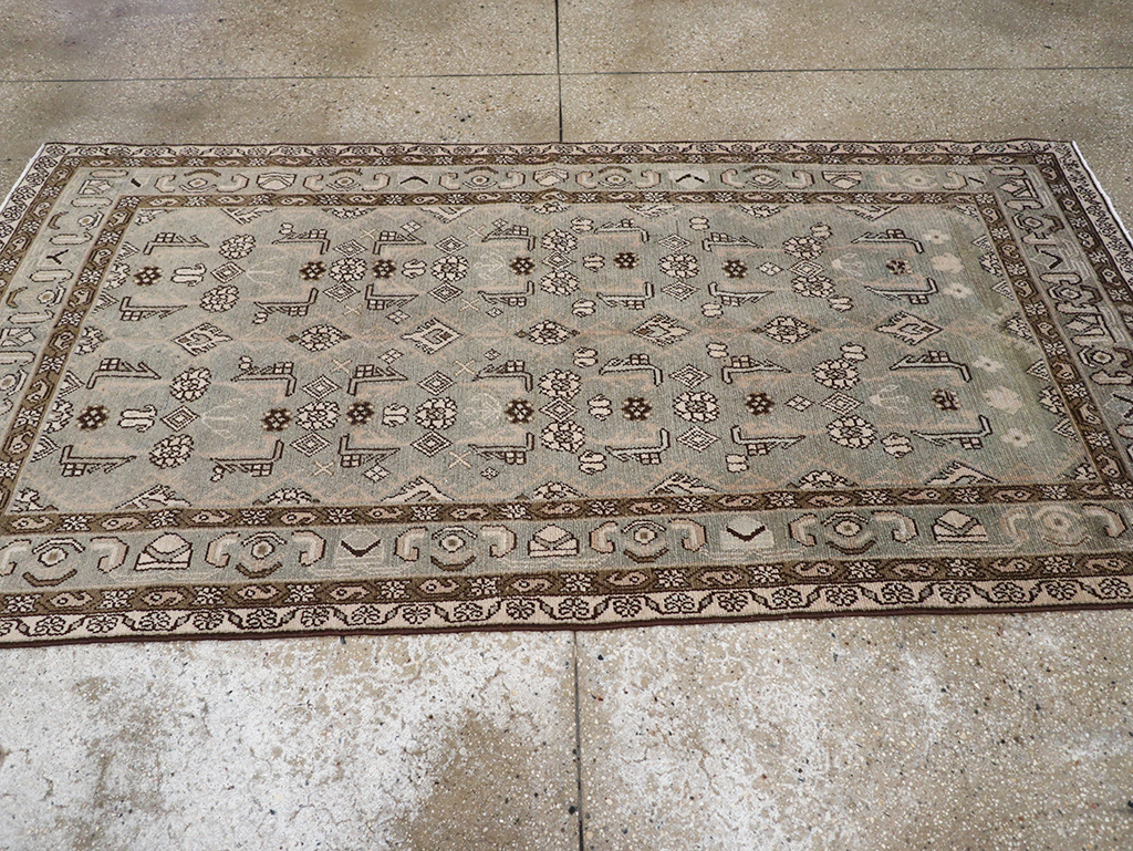 Vintage Persian Malayer Rug, No.32697 - Gsblank