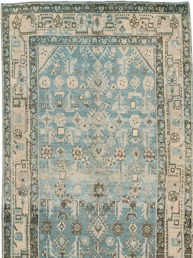 Vintage Persian Malayer Runner, No.32700 - Gsblank