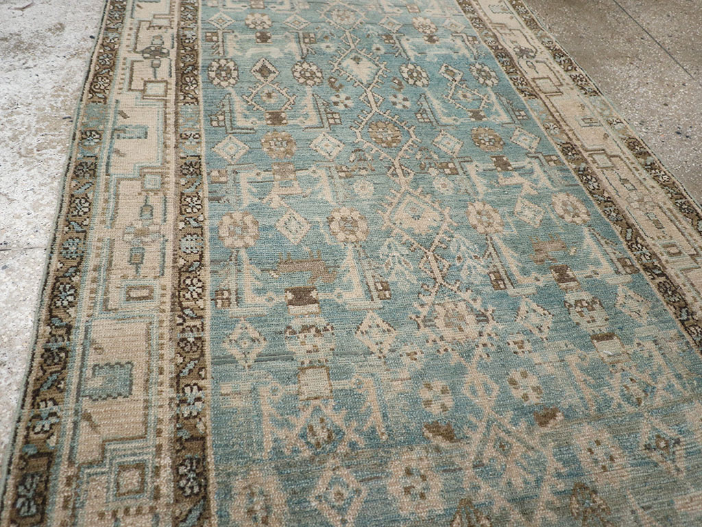Vintage Persian Malayer Runner, No.32700 - Gsblank
