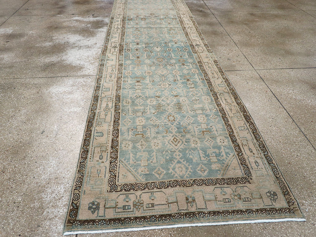 Vintage Persian Malayer Runner, No.32700 - Gsblank
