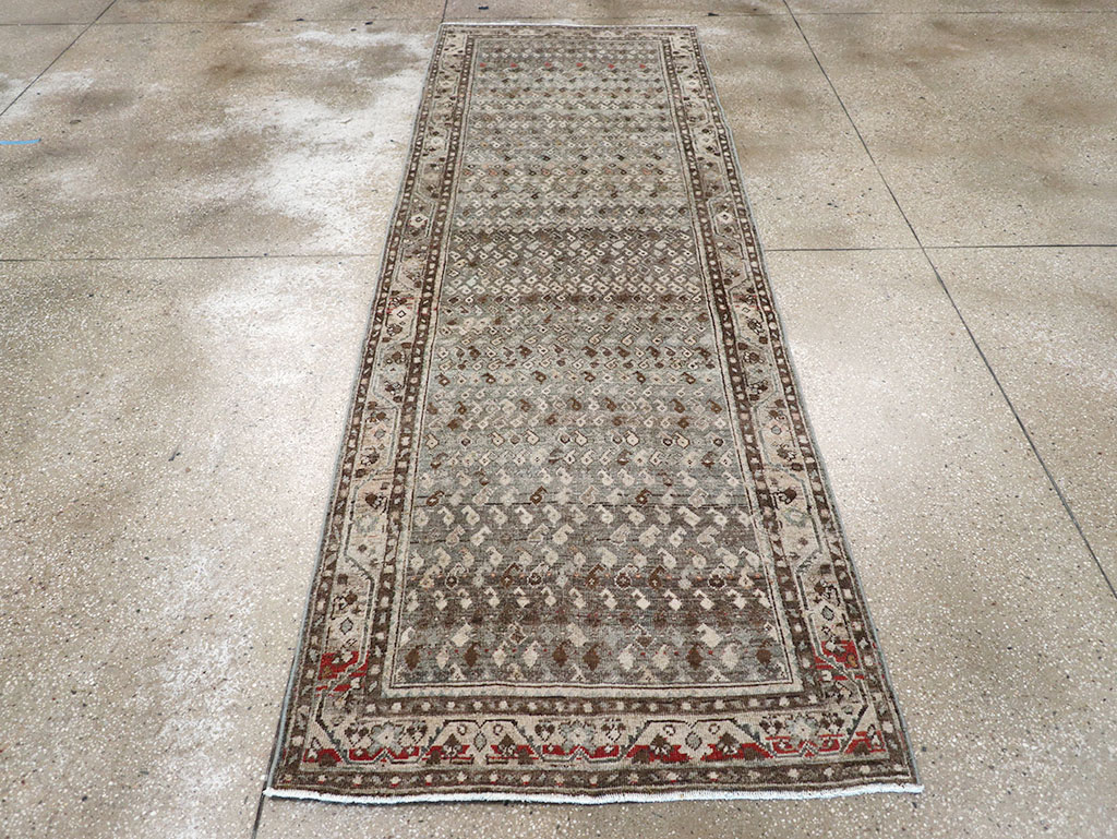 Vintage Persian Malayer Runner, No.32701 - Gsblank