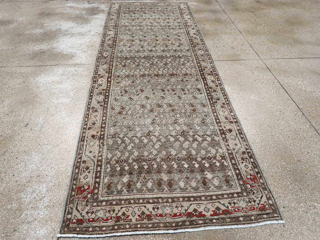 Vintage Persian Malayer Runner, No.32701 - Gsblank