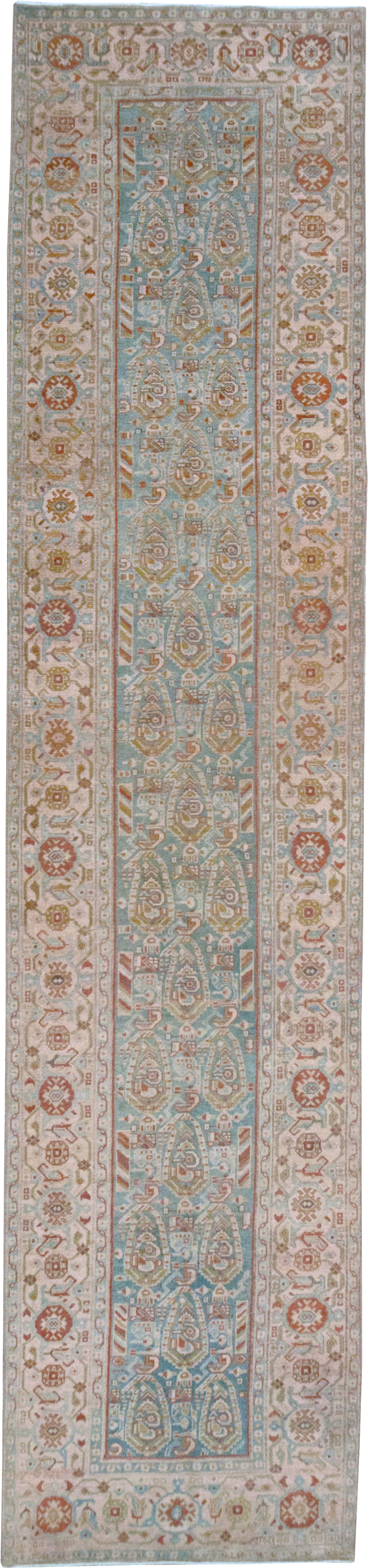 Vintage Persian Malayer Long Runner, No.32703 - Gsblank