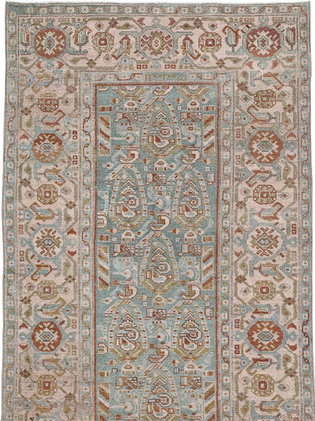Vintage Persian Malayer Long Runner, No.32703 - Gsblank