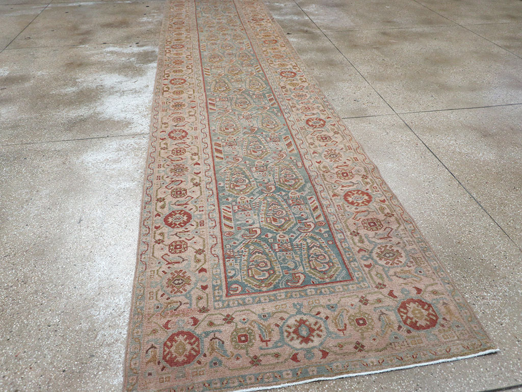 Vintage Persian Malayer Long Runner, No.32703 - Gsblank